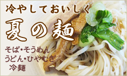 夏の麺