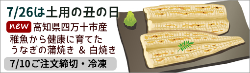 土用の丑うなぎ