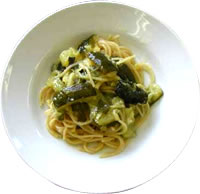 ズッキーニのスパゲッティ