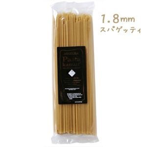 アサクラパスタ スパゲッティ1.8mm 古代小麦カムット（七分搗き） 490g