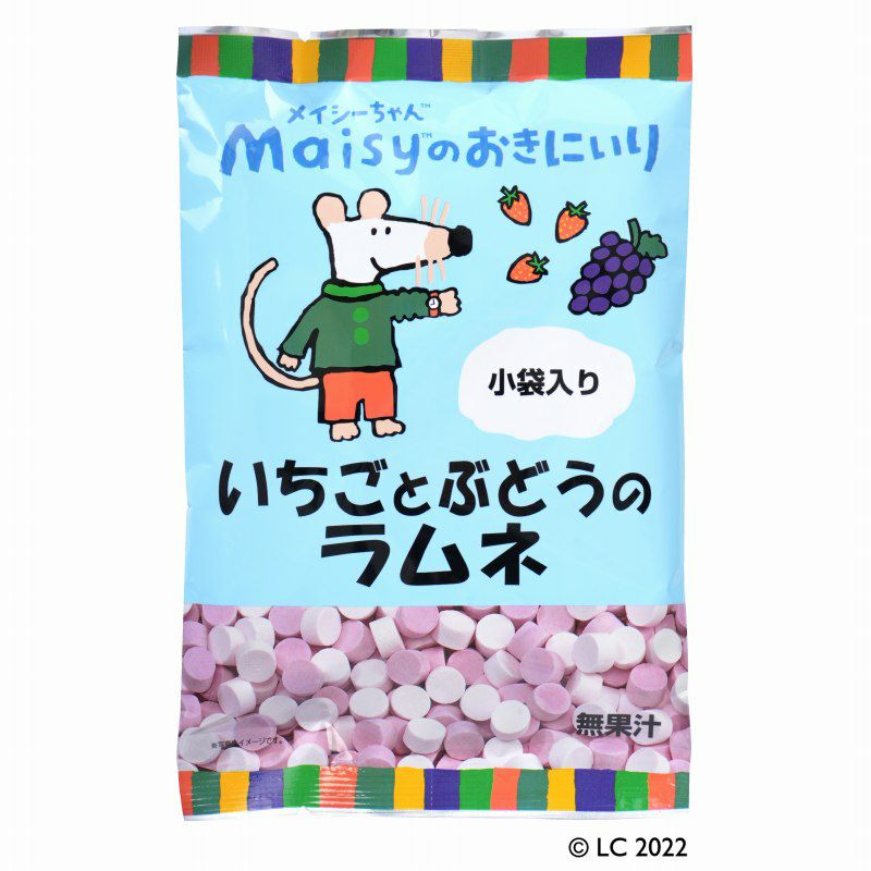 創健社 メイシーちゃんのおきにいり いちごとぶどうのラムネ 80g