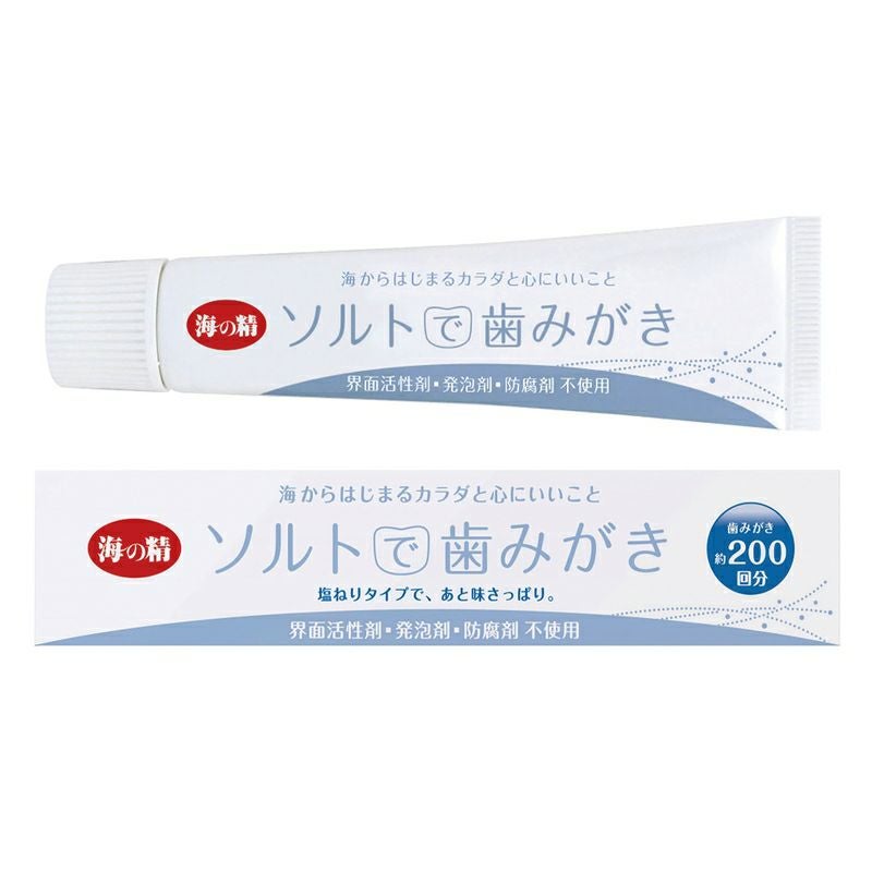 ソルトで歯みがき(ねりタイプ) 60g｜海の精