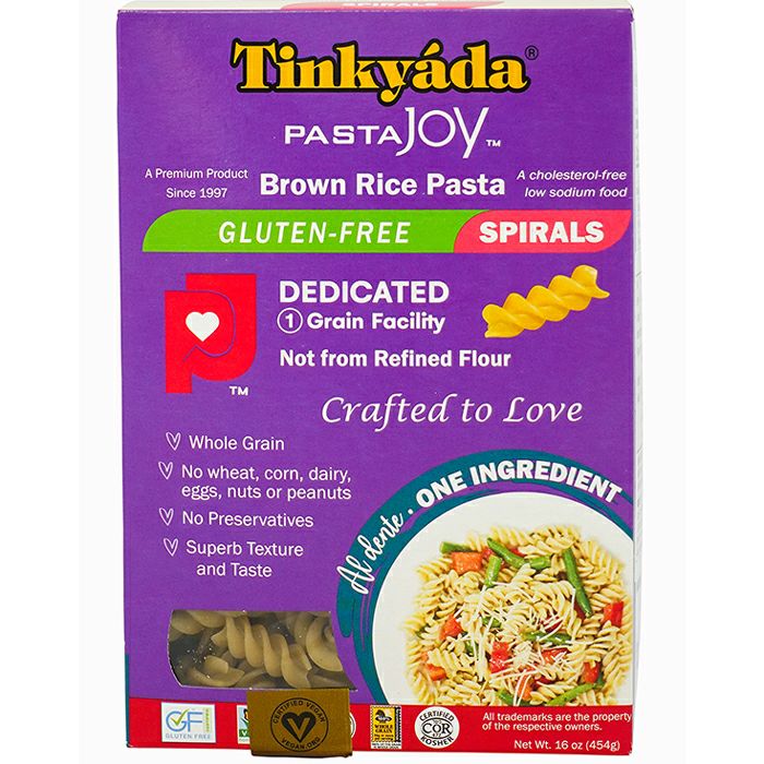 玄米スパイラル 454g｜ヨミオノスタジオ （Tinkyada お米パスタ スパイラル）