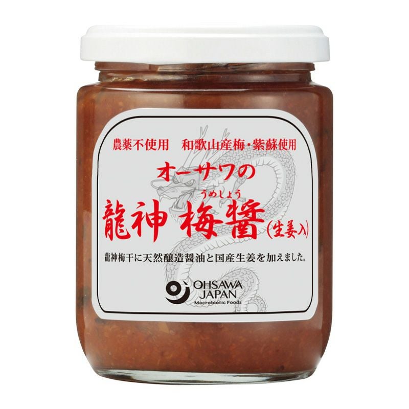 オーサワの龍神梅 梅醤(生姜入) 250g