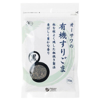 オーサワの有機すりごま（黒) 70g