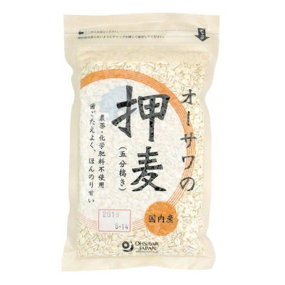 オーサワの押麦（五分搗き） 300g ＜大麦＞