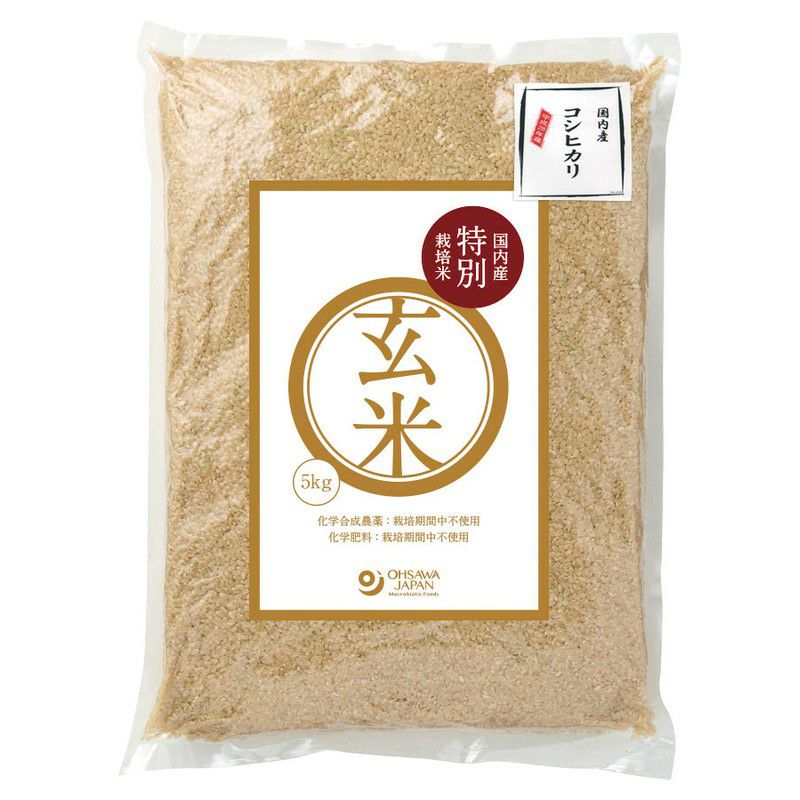 No.3038 オーサワの特別栽培玄米（コシヒカリ）国内産 5kg