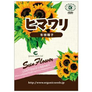 有機種子 ヒマワリ 約１０粒