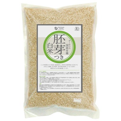 オーサワの国産有機胚芽つき白米 2kg｜オーサワジャパン