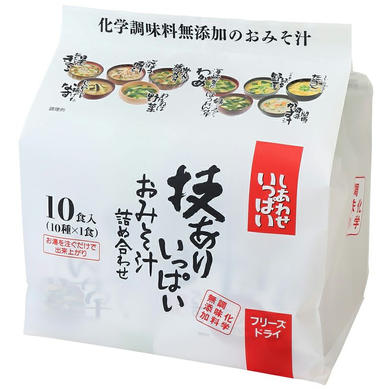 技ありいっぱいおみそ汁 10食詰め合わせ（10種×1食）｜コスモス食品 