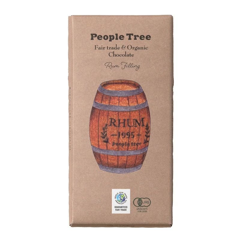有機ラム・ミルクチョコ People Treeフェアトレード・チョコレート 