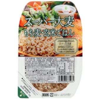 スーパー大麦 もち麦・玄米ごはん 150g｜城北麺工 【取寄せ・要10～14