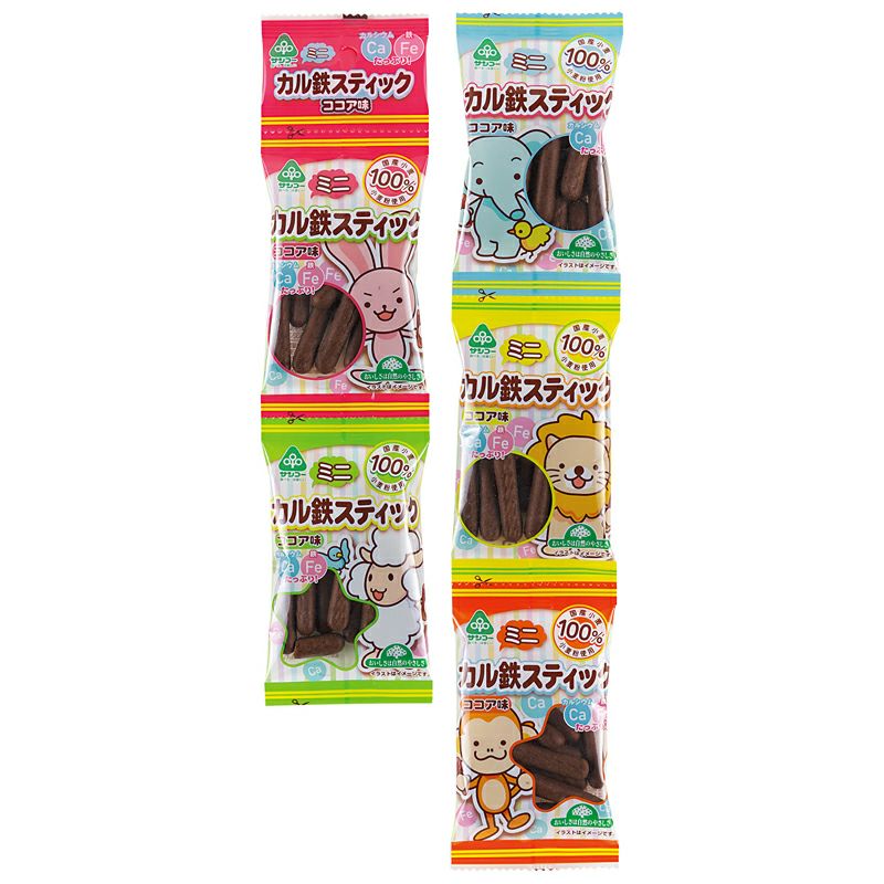 サンコー （P.21）（5連） ミニカル鉄スティック ココア味 10.5g×5