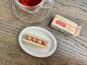 米粉のマクロビバターサンド ストロベリー 45g｜CHAYAマクロビフーズ