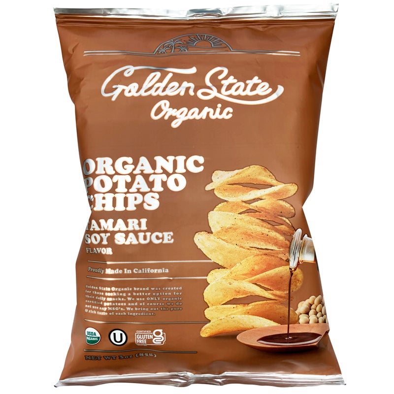 オーガニックポテトチップス たまり醤油風味 85g