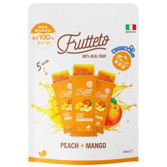リブインコンフォート　Frutteto（フルッテート） アイスキャンディー ピーチ＆マンゴー 40g×5本