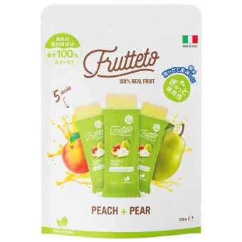 リブインコンフォート　Frutteto（フルッテート） アイスキャンディー ピーチ＆ペアー 40g×5本