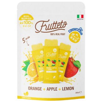 リブインコンフォート　Frutteto（フルッテート） アイスキャンディー オレンジ＆アップル＆レモン 40g×5本