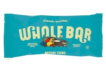 NATURE THING　WHOLE BAR（ホールバー） クラシックバニラ 40g