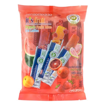 オーガニックフルーツウォーターアイスバー(レッド) 400ml(40ml×10本)