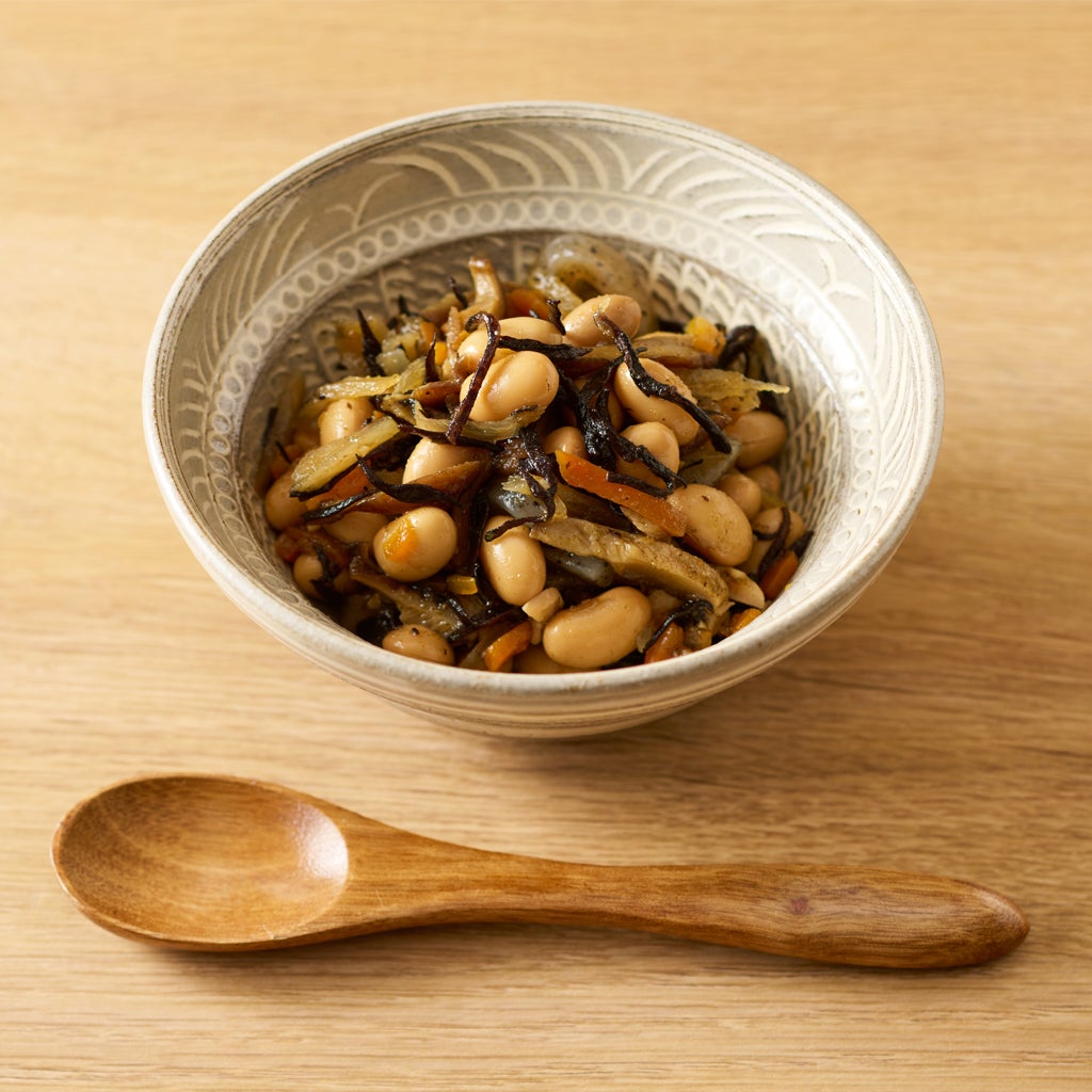 オーサワの惣菜シリーズ 大豆とひじきの五目煮 100g