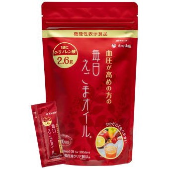 血圧が高めの方の毎日えごまオイル 4.8g×30袋｜太田油脂