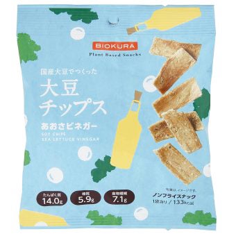 ビオクラ　大豆チップス あおさビネガー 35g