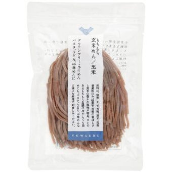 結わえる　もちもち玄米めん 黒米 120g