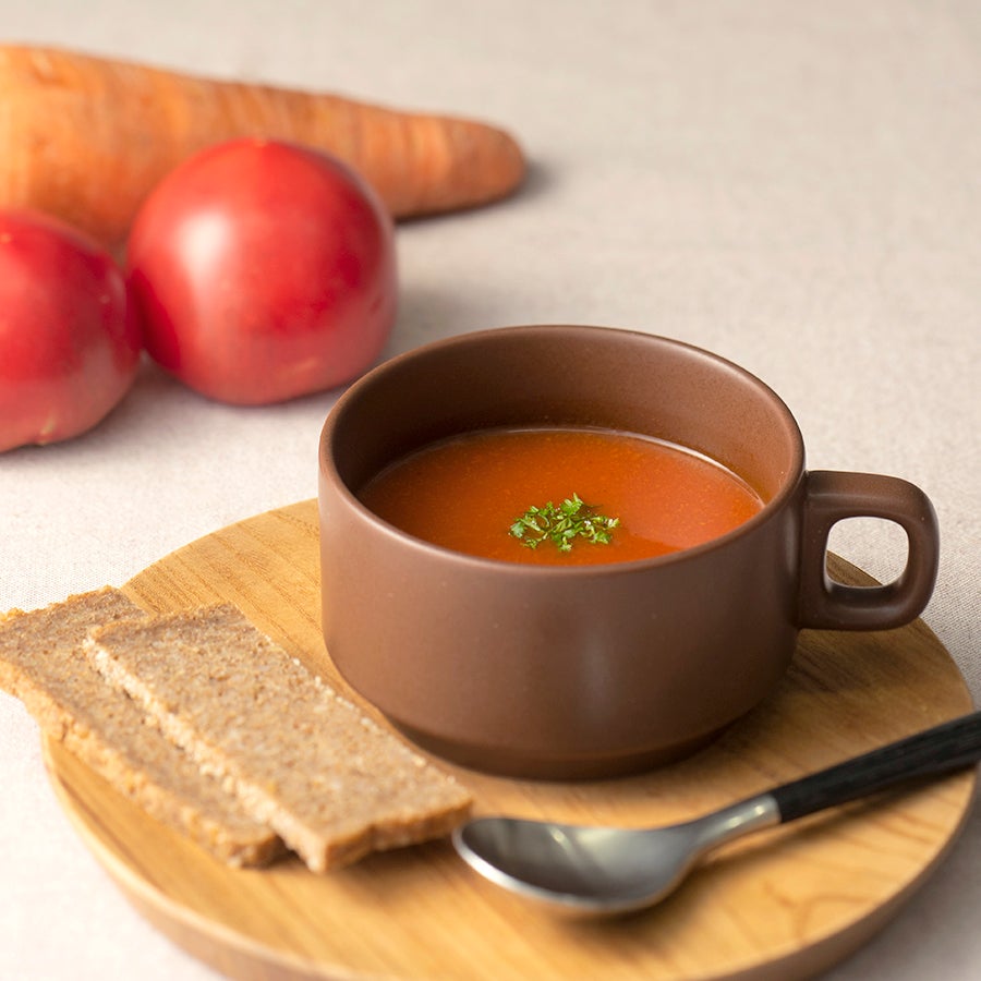 オーサワ 1/2日分の野菜を使った有機ポタージュ(トマト&にんじん) 140g｜オーサワジャパン